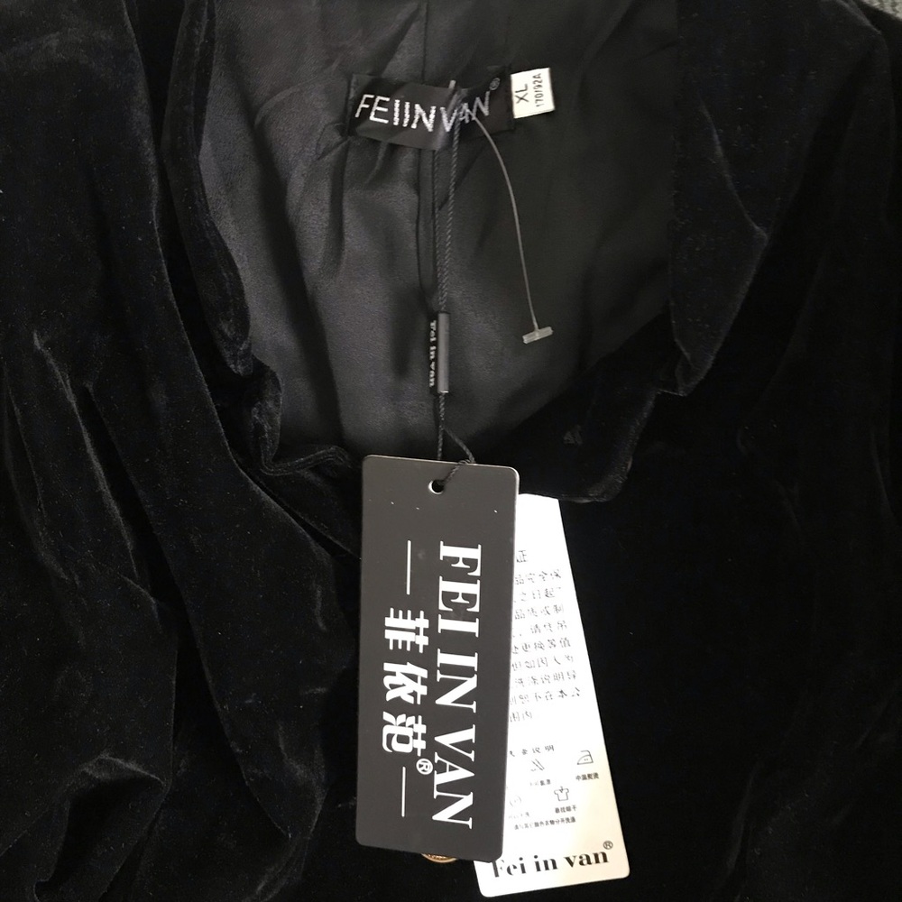 Classic Black Long-Sleeve Fit & Flare Dress - Picture 10 of 15